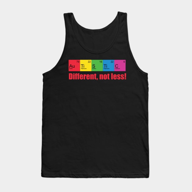 Different, not less! Tank Top by b34poison